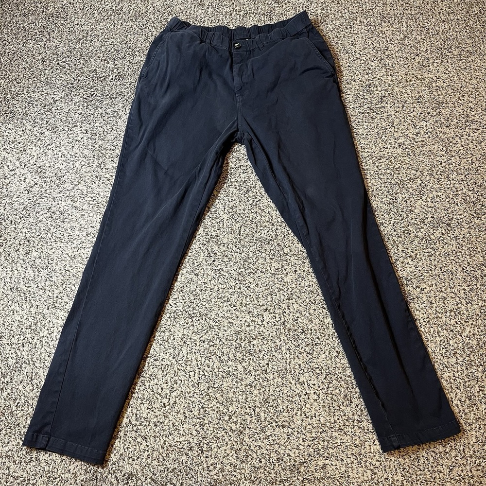 COVE Chino Pants Mens 32W 32L Charcoal Stretch Cotton Casual Pants